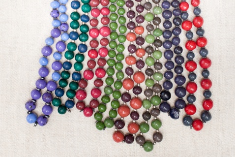 Clay bead necklaces